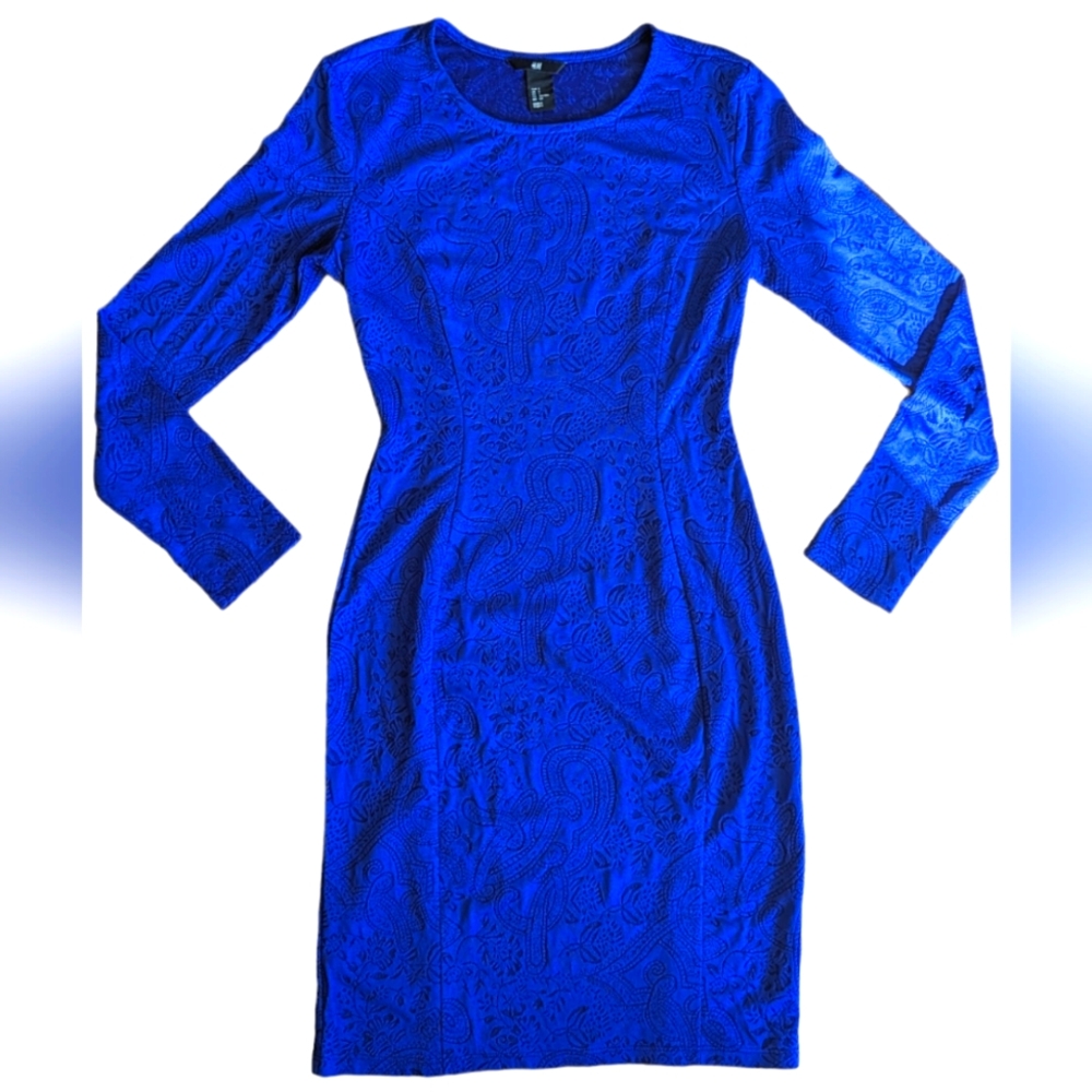 H&M dress, size S, Blue color